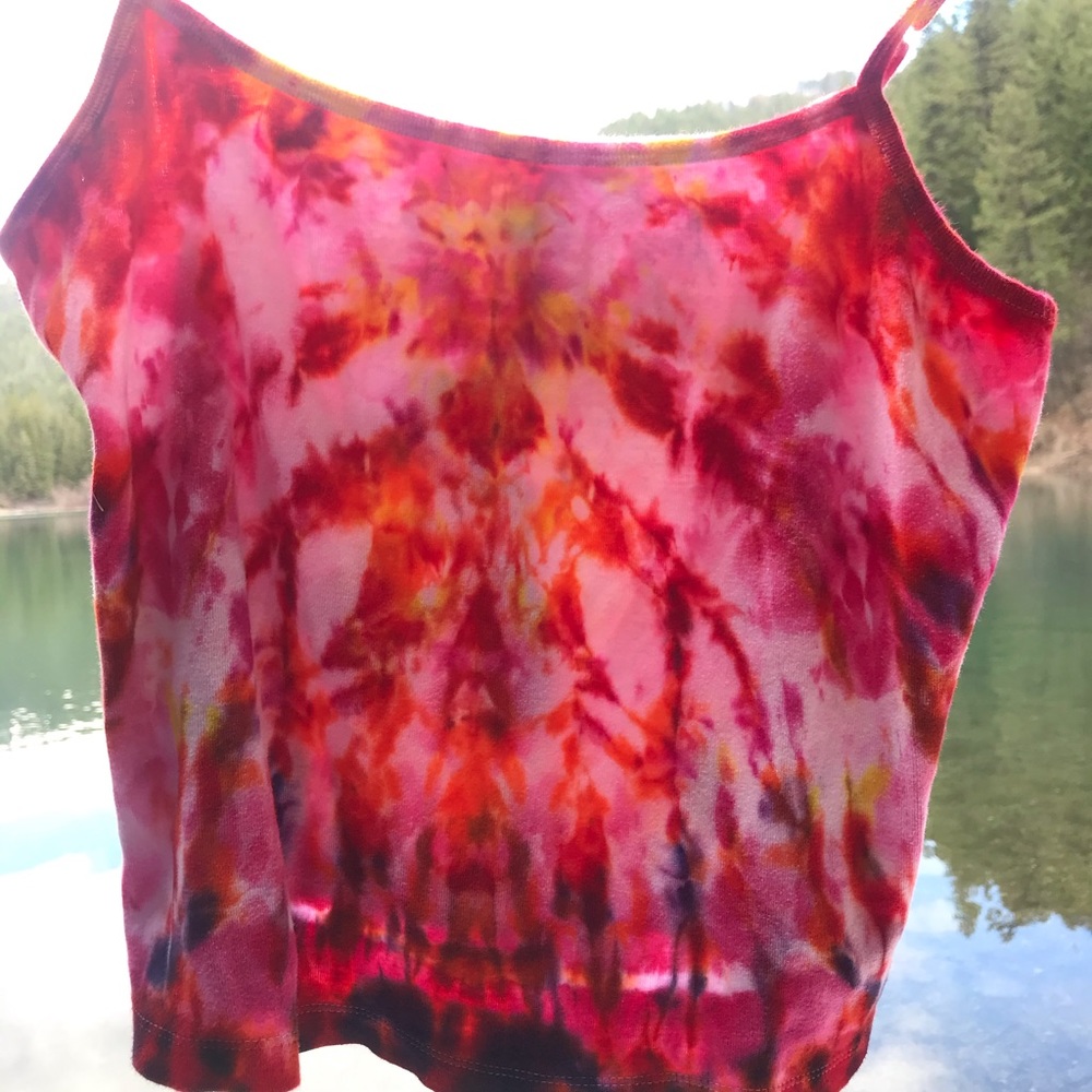 Tie dye crop top